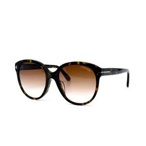 NEW TOM FORD TF957-D/S 52F HAVANA BROWN GRADIENT OVERSIZED AUTHENTIC SUN…